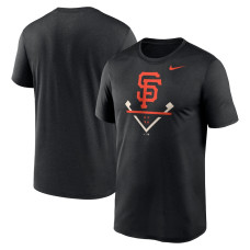 Adult Men's San Francisco Giants Icon Legend Performance baseball T-shirt - Black