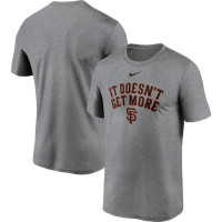 Adult Men's San Francisco Giants Local Font Legend baseball T-shirt - Gray