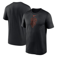 Adult Men's San Francisco Giants New Legend Logo baseball T-shirt - Black