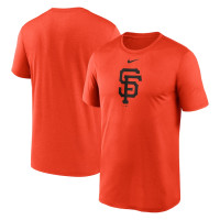 Adult Men's San Francisco Giants New Legend Logo baseball T-shirt - Orange