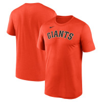 Adult Men's San Francisco Giants New Legend Wordmark baseball T-shirt - Orange