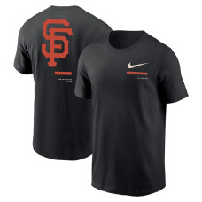 Adult Men's San Francisco Giants Over the Shoulder baseball T-shirt - Black