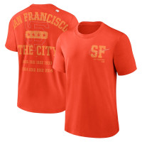 Adult Men's San Francisco Giants Statement Game Over baseball T-shirt - Orange