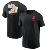 Adult Men's San Francisco Giants Third and King Hometown baseball T-shirt - Black