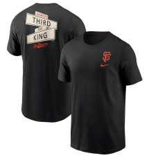 Adult Men's San Francisco Giants Third and King Hometown baseball T-shirt - Black