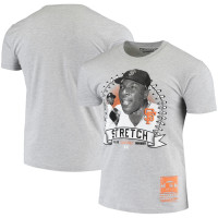 Adult Men's Willie McCovey San Francisco Giants Mitchell & Ness Name & Number baseball T-shirt - Gray