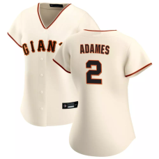 San Francisco Giants Willy Adames #2 Women's Cream Home Replica Jersey