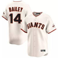 San Francisco Giants Patrick Bailey #14 Men's Cream Home Limited Jersey