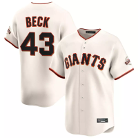 San Francisco Giants Tristan Beck #43 Men's Cream Home Limited Jersey