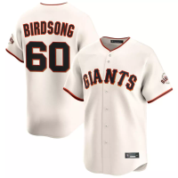 San Francisco Giants Hayden Birdsong #60 Men's Cream Home Limited Jersey