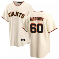 San Francisco Giants Hayden Birdsong #60 Men's Cream Home Replica Jersey