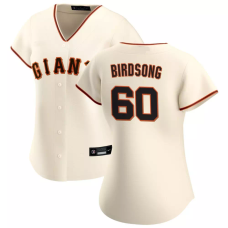 San Francisco Giants Hayden Birdsong #60 Women's Cream Home Replica Jersey