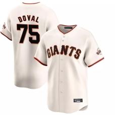 San Francisco Giants Camilo Doval #75 Kid's Cream Home Limited Jersey
