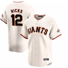 San Francisco Giants Jordan Hicks #12 Kid's Cream Home Limited Jersey
