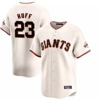 San Francisco Giants Sam Huff #23 Kid's Cream Home Limited Jersey San Francisco Giants Sam Huff #23 Kid's Cream Home Limited Jersey