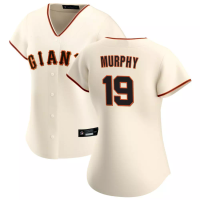 San Francisco Giants Tom Murphy #19 Women's Cream Home Replica Jersey San Francisco Giants Tom Murphy #19 Women's Cream Home Replica Jersey