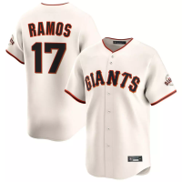 San Francisco Giants Heliot Ramos #17 Men's Cream Home Limited Jersey San Francisco Giants Heliot Ramos #17 Men's Cream Home Limited Jersey
