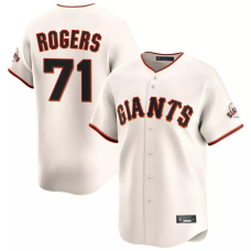San Francisco Giants Tyler Rogers #71 Men's Cream Home Limited Jersey