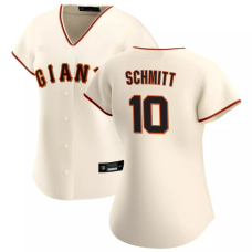 San Francisco Giants Casey Schmitt #10 Women's Cream Home Replica Jersey