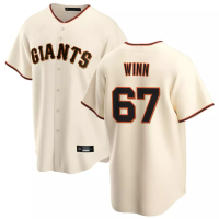 San Francisco Giants Keaton Winn #67 Men's Cream Home Replica Jersey