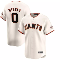 San Francisco Giants Brett Wisely #0 Kid's Cream Home Limited Jersey