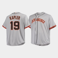 San Francisco Giants #19 Gabe Kapler Men's Road Jersey - Gray San Francisco Giants #19 Gabe Kapler Men's Road Jersey - Gray