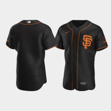 Men's San Francisco Giants Black Authentic Alternate Jersey