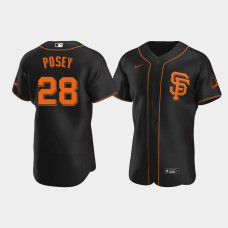 Men's San Francisco Giants Buster Posey Black Authentic Alternate Jersey Men's San Francisco Giants Buster Posey Black Authentic Alternate Jersey