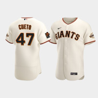 Men's San Francisco Giants #47 Johnny Cueto White Authentic Nike Jersey Men's San Francisco Giants #47 Johnny Cueto White Authentic Nike Jersey
