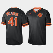 Men's San Francisco Giants Mark Melancon #41 Black Cooperstown Collection V-Neck Legend Jersey Men's San Francisco Giants Mark Melancon #41 Black Cooperstown Collection V-Neck Legend Jersey