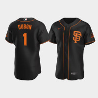 Men's San Francisco Giants Mauricio Dubon Black Authentic Alternate Jersey