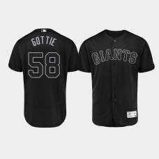 Men's San Francisco Giants Authentic #58 Trevor Gott 2019 Players' Weekend Black Gottie Jersey