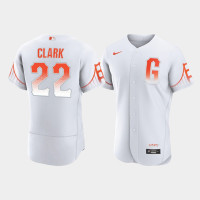 Men's San Francisco Giants Will Clark White 2021 City Connect Authentic Jersey Men's San Francisco Giants Will Clark White 2021 City Connect Authentic Jersey