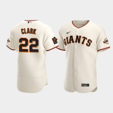 Men's San Francisco Giants #22 Will Clark White Authentic Nike Jersey