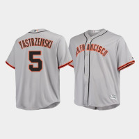 San Francisco Giants #5 Mike Yastrzemski Men's Road Jersey - Gray
