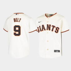 Youth San Francisco Giants Brandon Belt #9 Cream Replica Nike Home Jersey Youth San Francisco Giants Brandon Belt #9 Cream Replica Nike Home Jersey